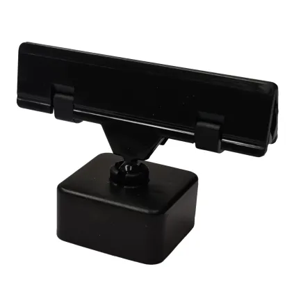 Plakatholder, stor magnet, 80mm klype, Sort