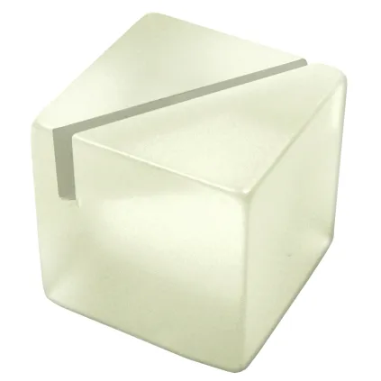 Plakatholder kube m/spor - matt akryl