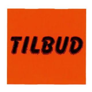 Etikett 29x28 - Rød Permanent (TILBUD midt på)