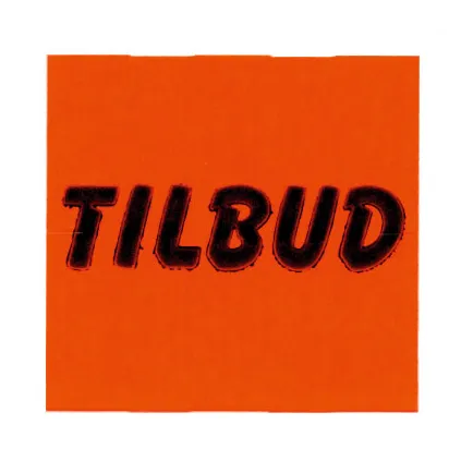 Etikett 29x28 - Rød Permanent (TILBUD midt på)