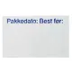 Etikett 26x16 - Hvit Permanent (Pakkedato/Best før)