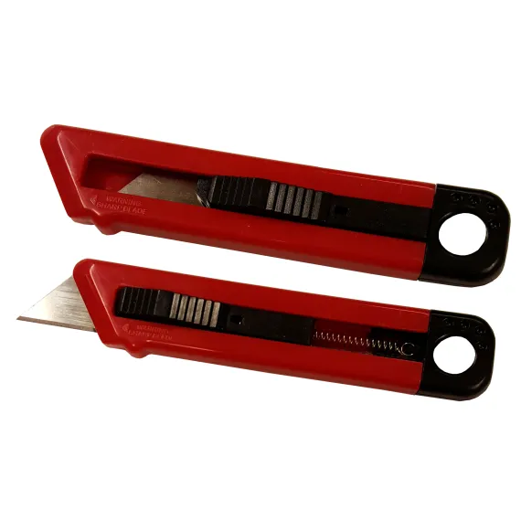 Kniv Fjærbelastet Rød