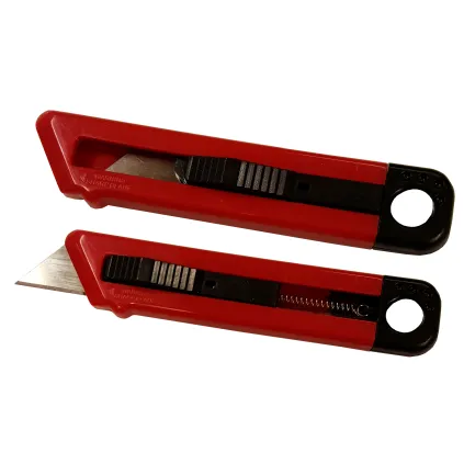 Kniv Fjærbelastet Rød