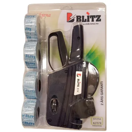 Prismaskin Blitz S14, Displaypakn. m/ 4 rl etiketter