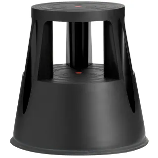 Trappestol KickStep,Sort plast