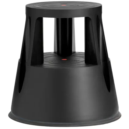 Trappestol KickStep,Sort plast