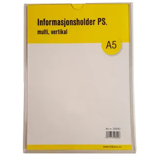 Informasjonsholder Multi PS A5, 1ark