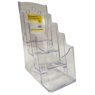 Brosjyreholder PS, 4 roms A6