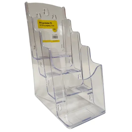 Brosjyreholder PS, 4 roms A6