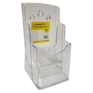 Brosjyreholder PS, 3 roms A6