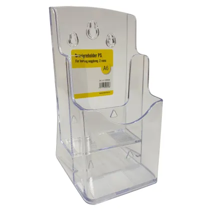 Brosjyreholder PS, 3 roms A6