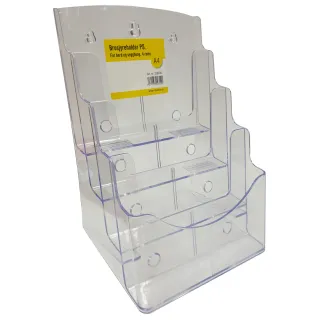 Brosjyreholder PS, 4 roms A4