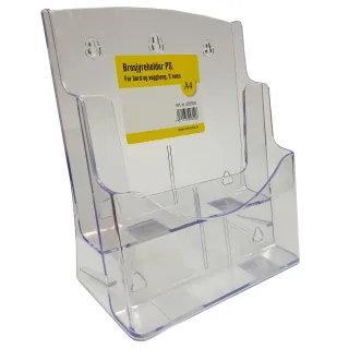 Brosjyreholder PS, 2 roms A4