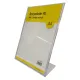 Infoholder PS A4 Stående, skrå L-format