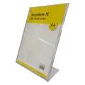 Infoholder PS A4 Stående, skrå L-format