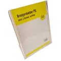 Brosjyreholder PS A6, skrå, L-format, Stående