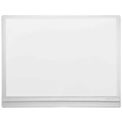 Infolomme A4, Vanntett, m/ Limputer, Stående/ Liggende, Transparent