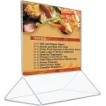Meny-/brosjyreholder Delta A5,Akryl,Liggende