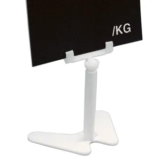 Plakatholder m/fot og teleskopstang 100mm - 9001