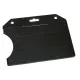 Kortholder ID,55x85mm,sort,feste langside