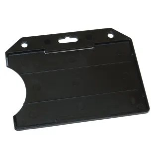 Kortholder ID,55x85mm,sort,feste langside