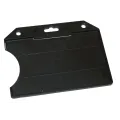 Kortholder ID,55x85mm,sort,feste langside
