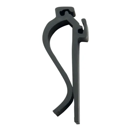 Plakatholder m/ klips for ferskvare, Sort