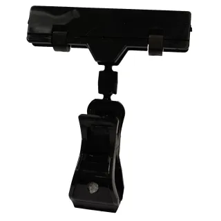 Plakatholder, stor klype, 80mm holder, Sort