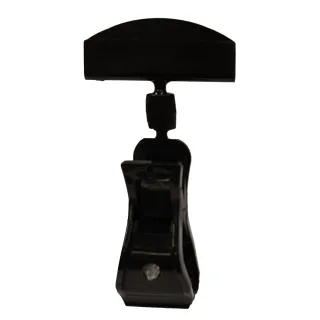 Plakatholder, stor klype, 50mm holder, Sort