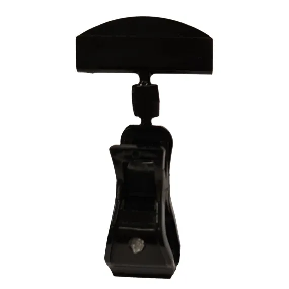 Plakatholder, stor klype, 50mm holder, Sort