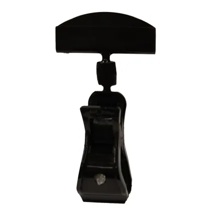 Plakatholder, stor klype, 50mm holder, Sort