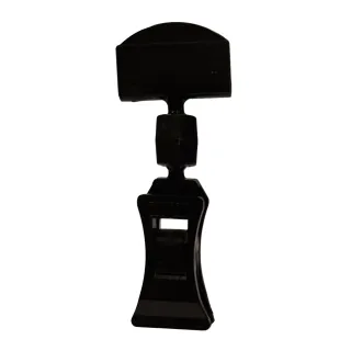 Plakatholder, liten klype, 27mm holder, Sort