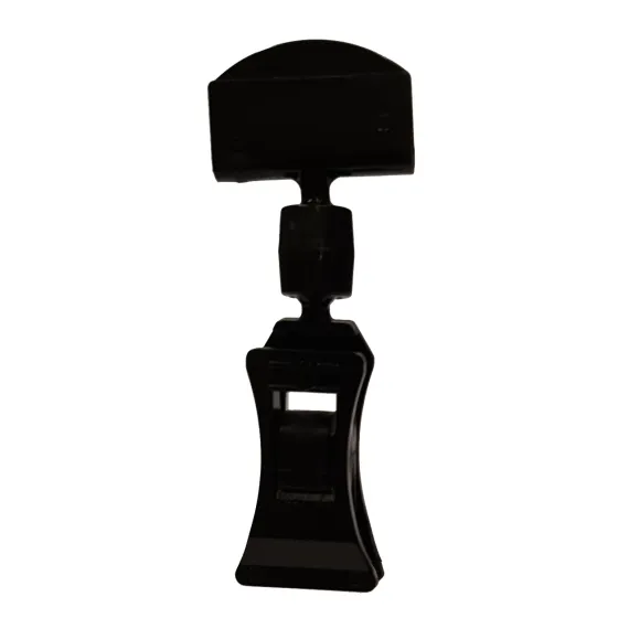 Plakatholder, liten klype, 27mm holder, Sort