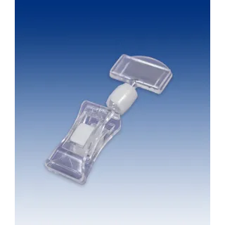 Plakatholder Liten klype,27mm holder, Transp