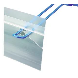 Hyllekantlist PPES 26x80mm Transparent