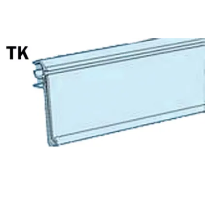 Hyllekantlist TK 39x885mm Transparent