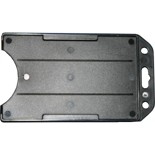 Kortholder ID,55x85mm,sort, feste kortside
