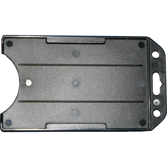 Kortholder ID,55x85mm,sort, feste kortside