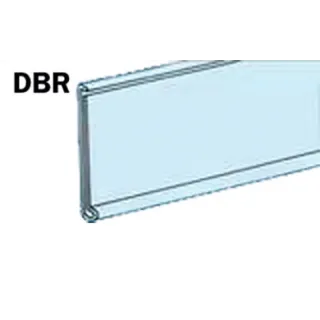 Hyllekantlist DBR 39x105mm Transparent