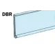Hyllekantlist DBR 26x75mm Transparent