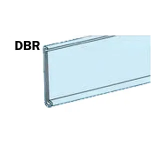 Hyllekantlist DBR 26x75mm Transparent