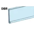 Hyllekantlist DBR 26x75mm Transparent