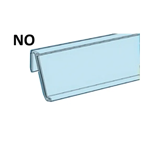 Hyllekantlist NO 39x885mm Transparent