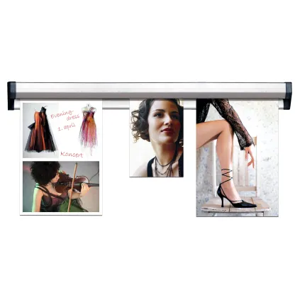 Plakatlist Alu, Fast Note Profil 125,5cm