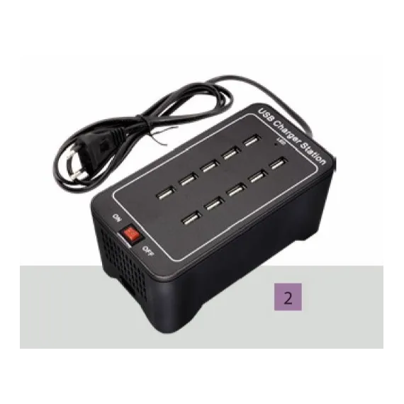 Ladestasjon for 10 bordlamper, MC-LD-MC10