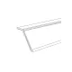 Hyllekantlist HE 39x790mm Hvit