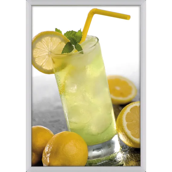 Lyskasse Slim Light LED enkeltsidig A4