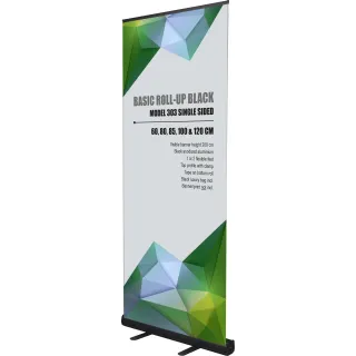 Roll Up Basic 80x200 Svart
