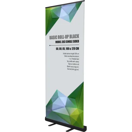 Roll Up Basic 80x200 Svart