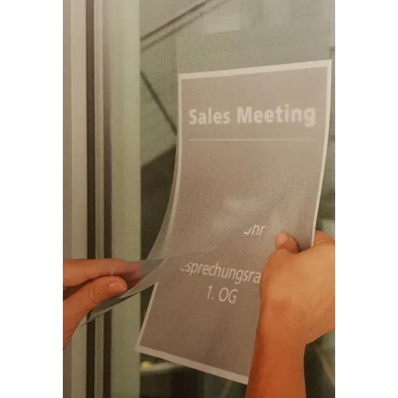 Infoholder A3, Selvkl./avtagbar/transparent